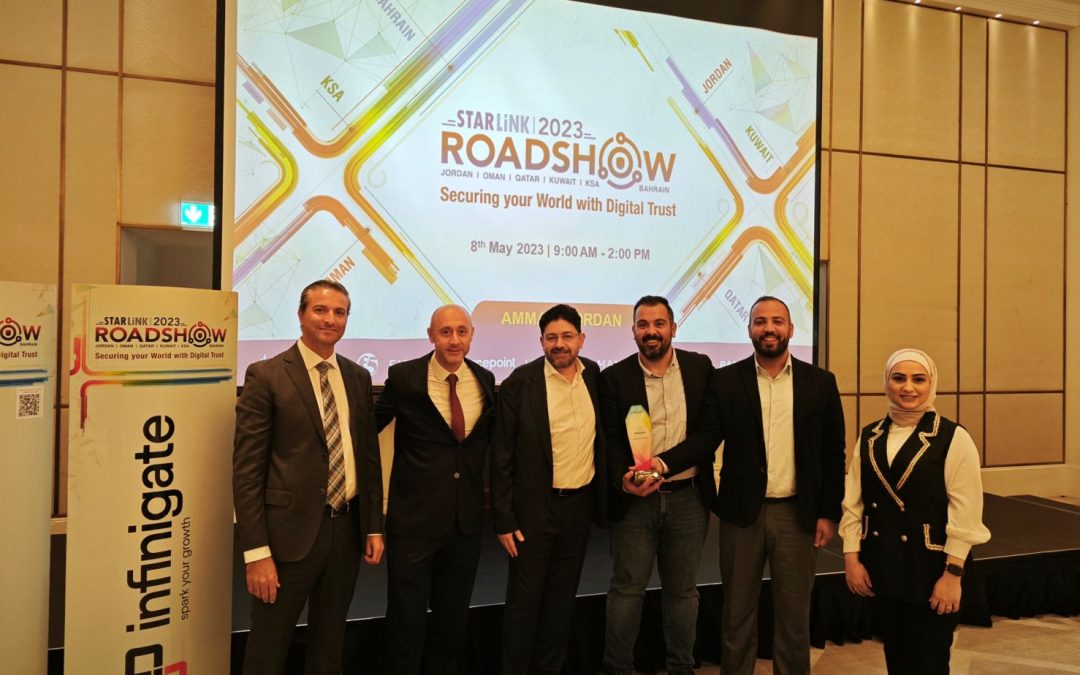 PROTECH receives Cloud Solution Champion Award from StarLink – an Infinigate Group company at StarLinkRoadshow2023, Amman, Jordan