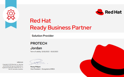 PROTECH has successfully obtained the prestigious RedHat Recruitment Certification