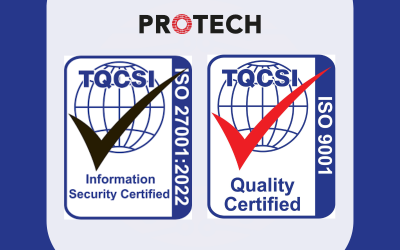 PROTECH Achieves ISO 27001 & 9001 Certification: A Testament to Our Commitment to Quality and Security