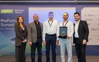 Veeam Software منThe Middle East VDC Partner of the Year نفتخر بحصول شركة بروتك على جائزة